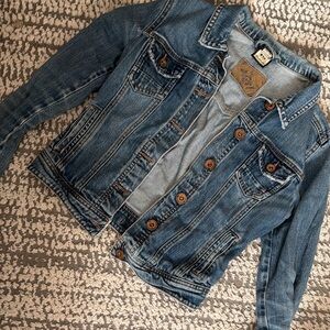 Bershka Classic Blue Denim Jacket
